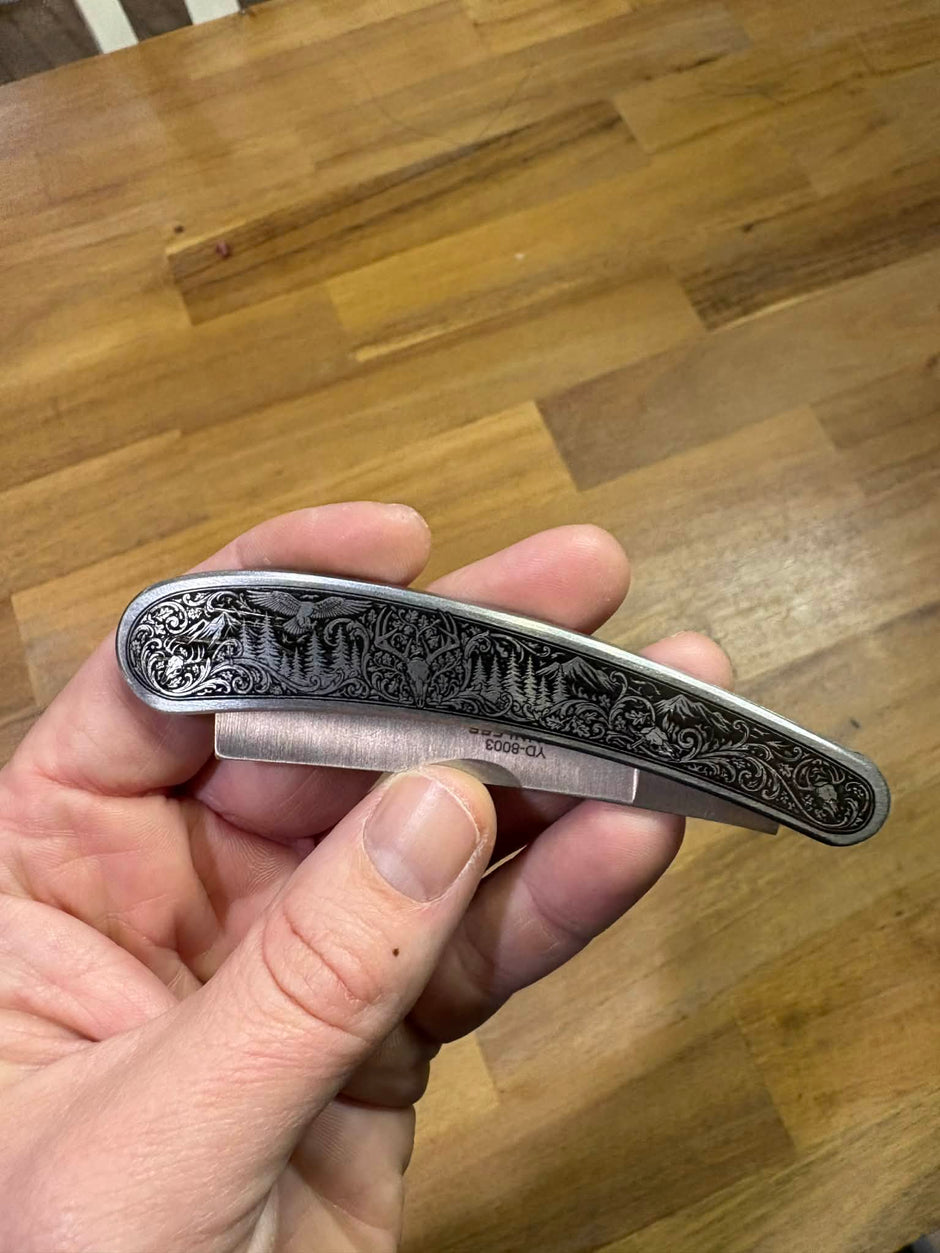 7004- Custom Engraved Folding Knife