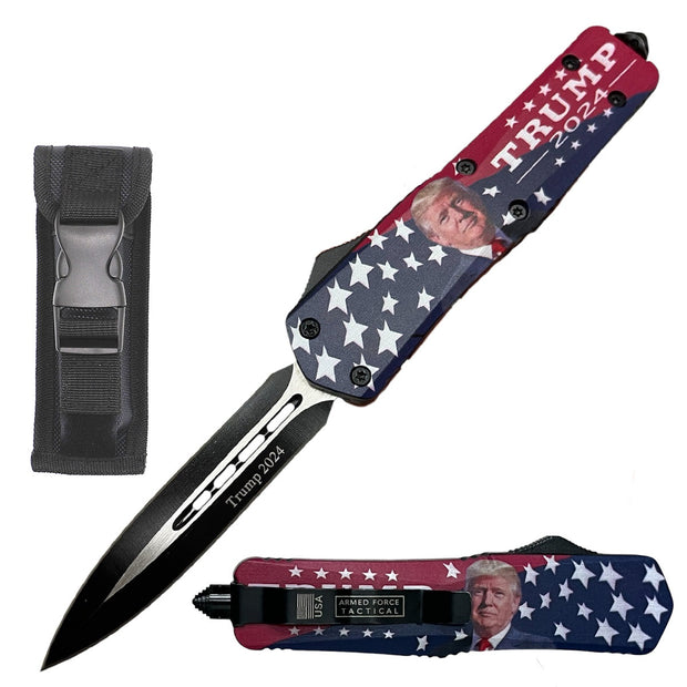 1030-9" Trump 2024 Tactical Recon Automatic OTF Combat Knife