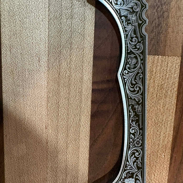 7005-Custom Engraved straight razor