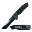 2018-Black Ballistic Tanto Blade SwitchBlade Automatic Pocket Knife