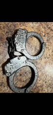 7002- Custom Engraved Peerless handcuffs