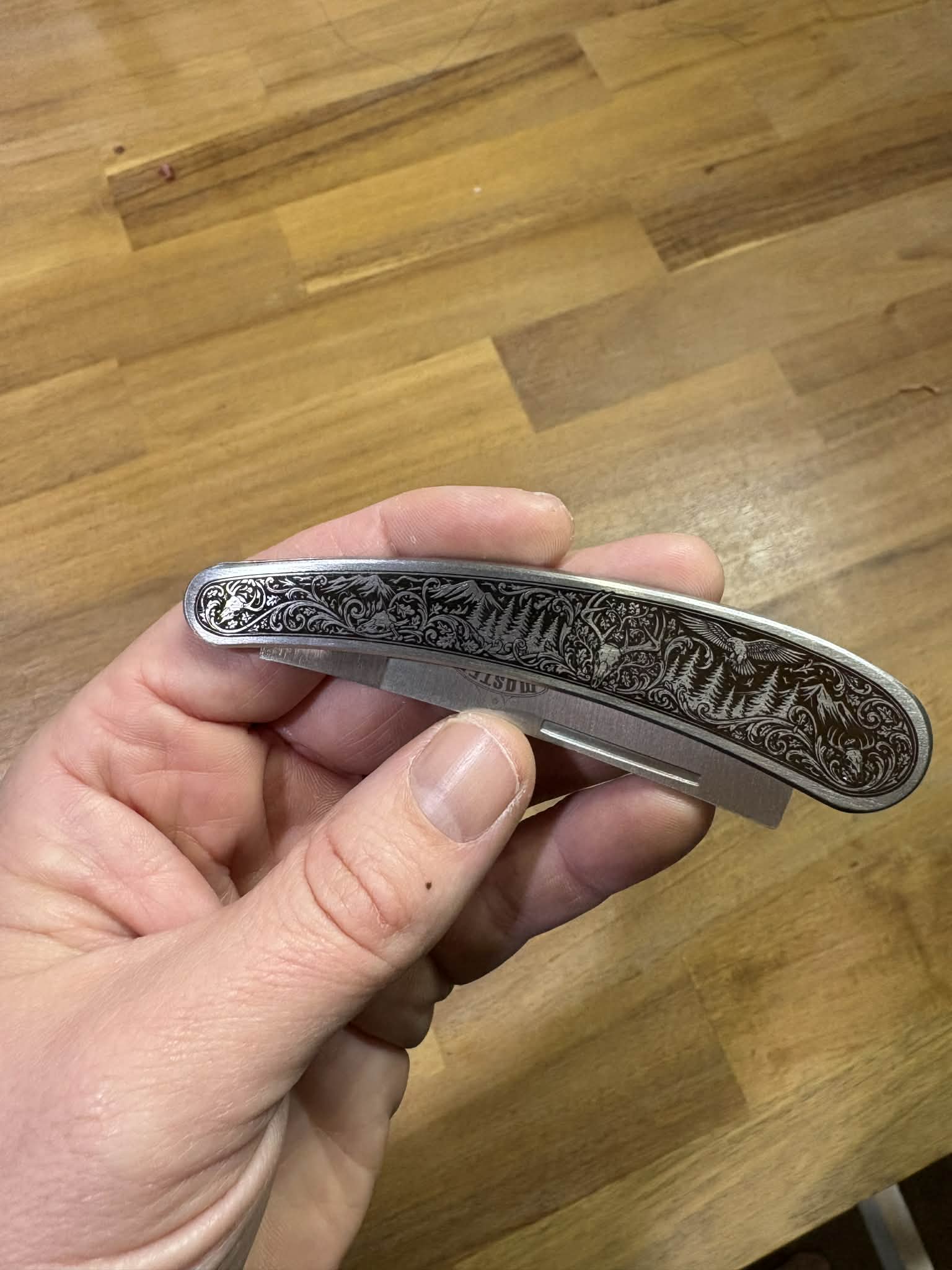 7004- Custom Engraved Folding Knife