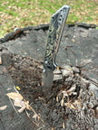 7012- Custom engraved Kershaw Iridium lockblade pocketknife - Statue Of Liberty
