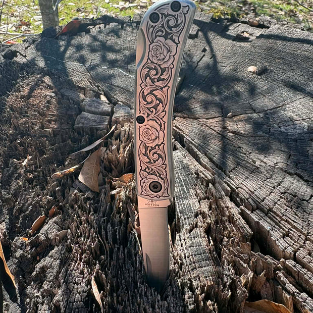 7010- custom engraved Bear & son 137L - Roses