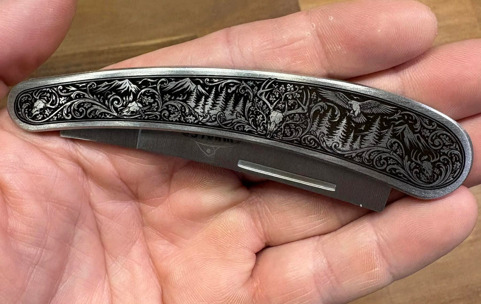 7004- Custom Engraved Folding Knife