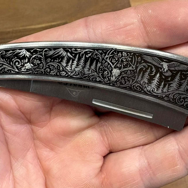 7004- Custom Engraved Folding Knife