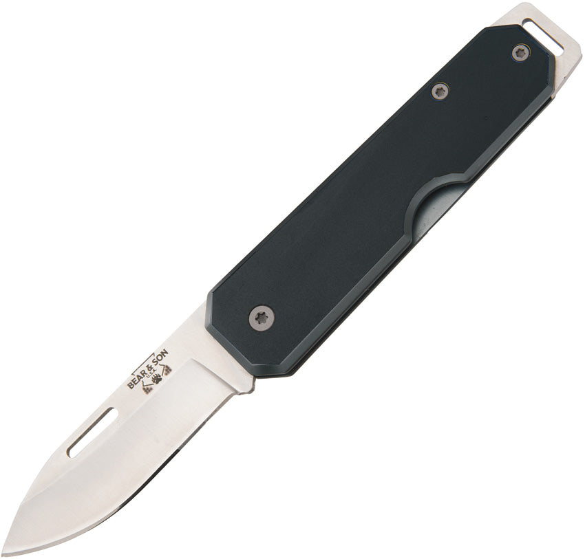 7011-Custom engraved Bear & Son Large Slip Joint Pocket Knife - Pin Up Girl