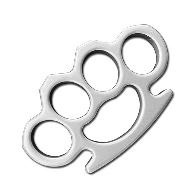 6002-Silver Heavy Duty Metal Knuckles Paperweight Accessory