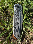 7015- Kershaw Iridium Duralock - Custom Engraved - Grim Reaper