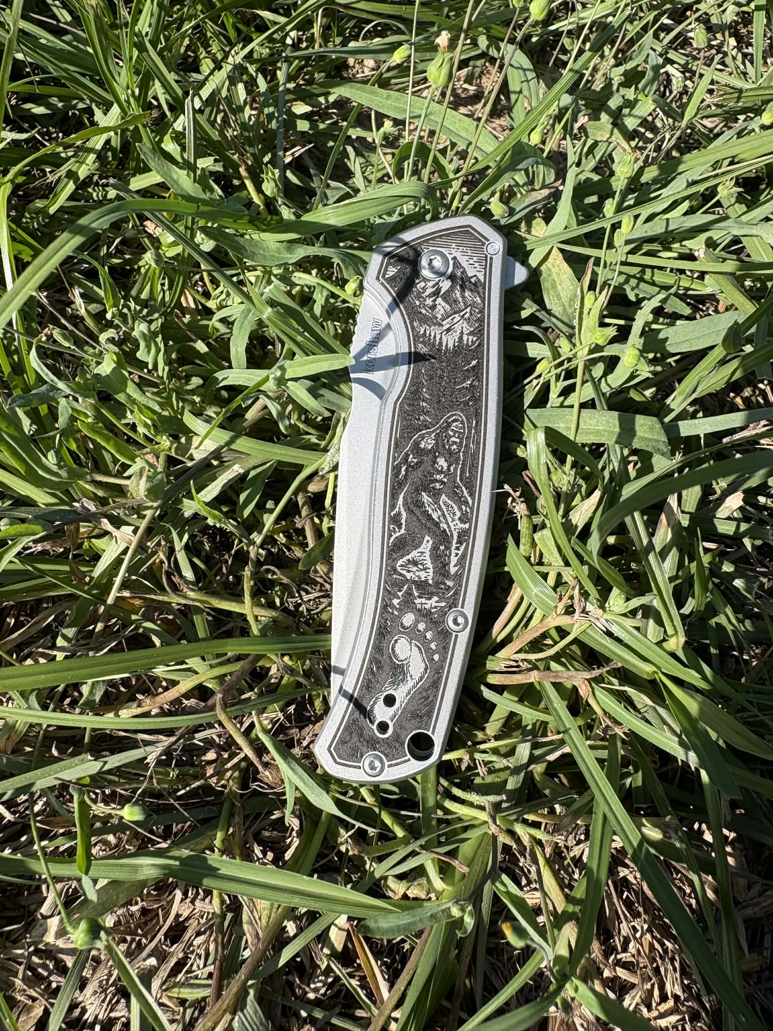 7016- Kershaw Scour - Custom Engraved - Bigfoot