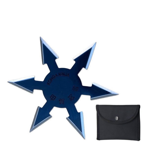 5004- Black Ambush Stainless Steel 6 Point Throwing Star