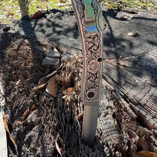 7010- custom engraved Bear & son 137L - Roses