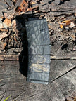 P-mag - Custom engraved - Don't tread on me snake skin